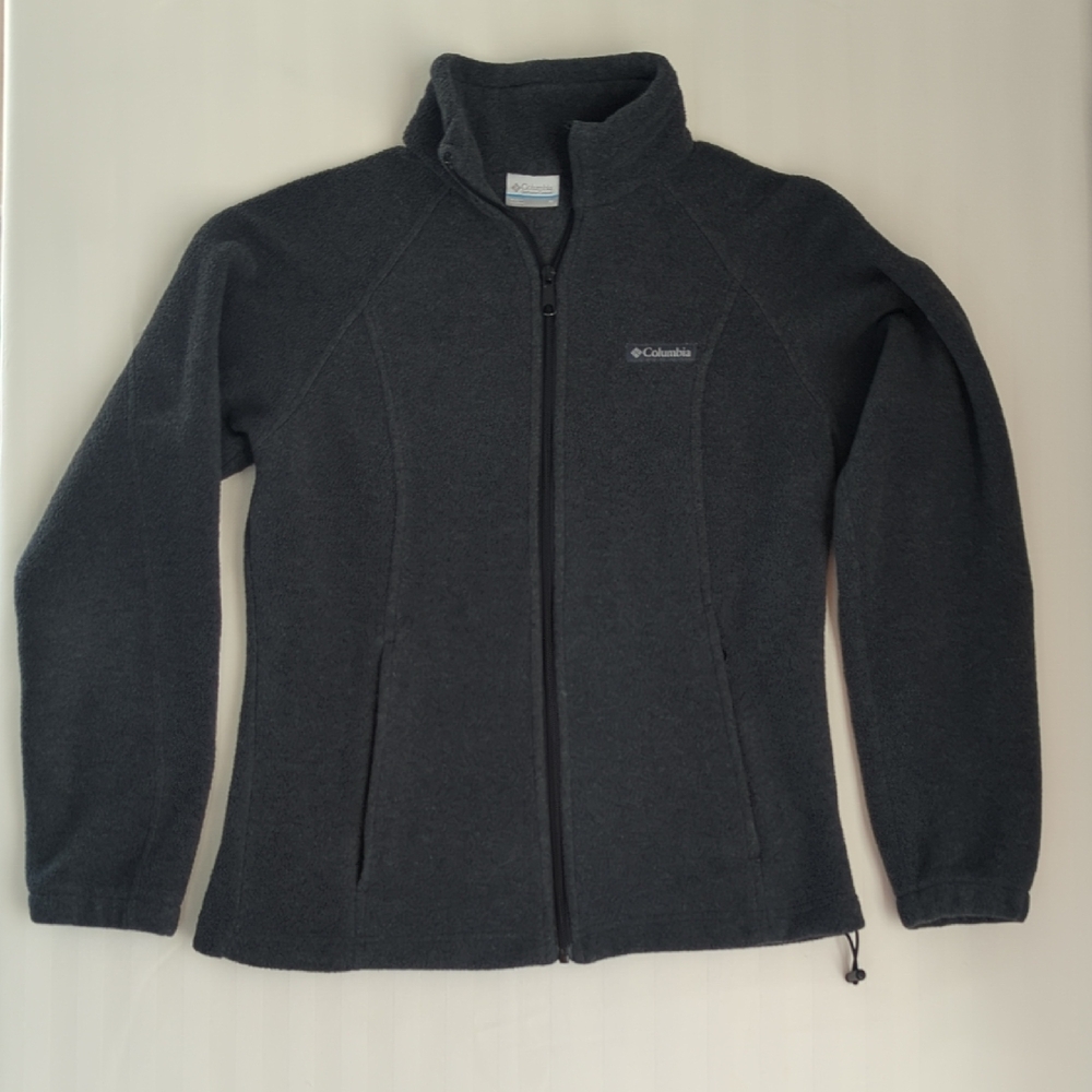 Columbia Women's Dark Gray Fleece Jacket Size MEDIUM